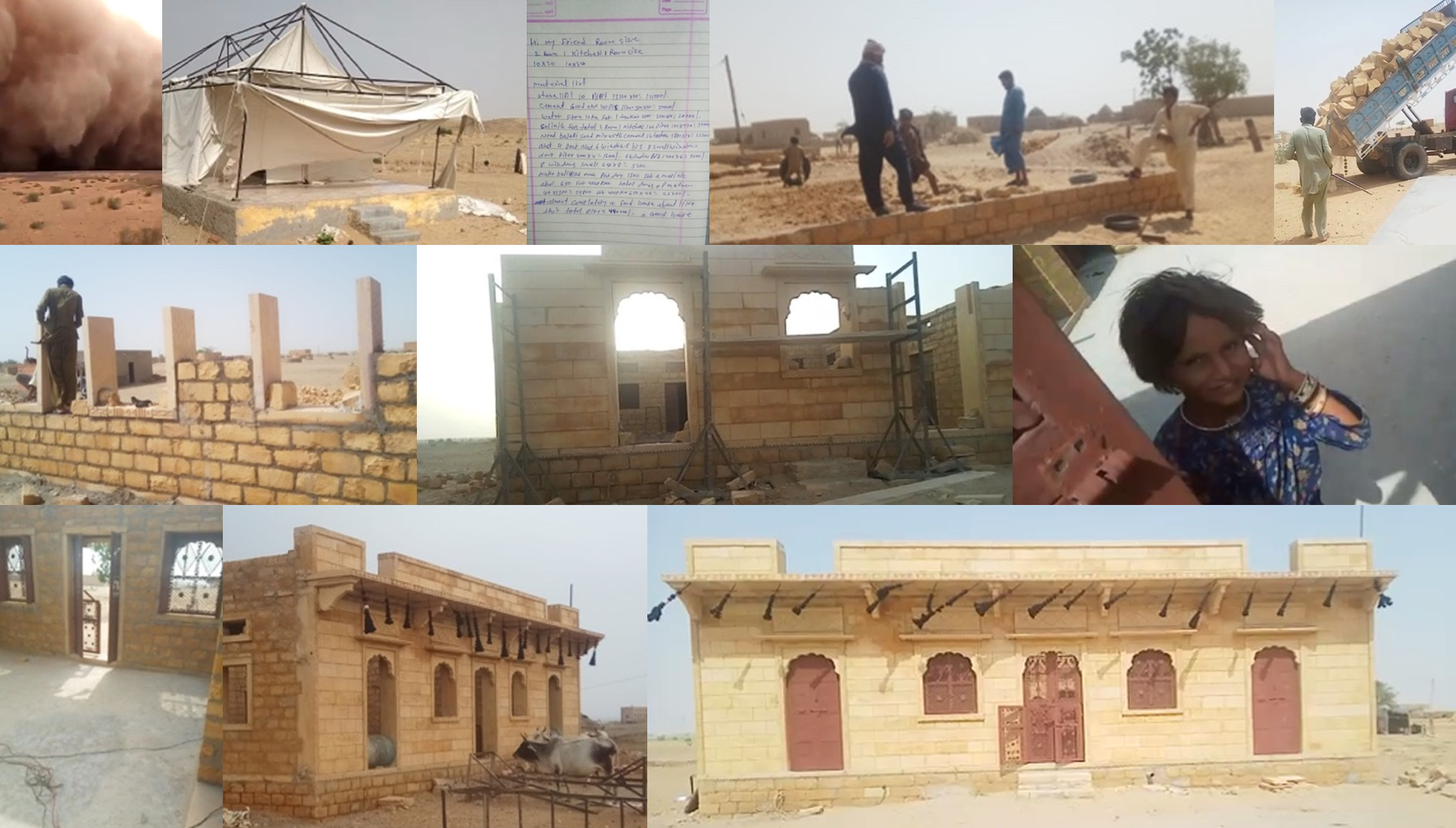 A Brick House in the Thar Desert